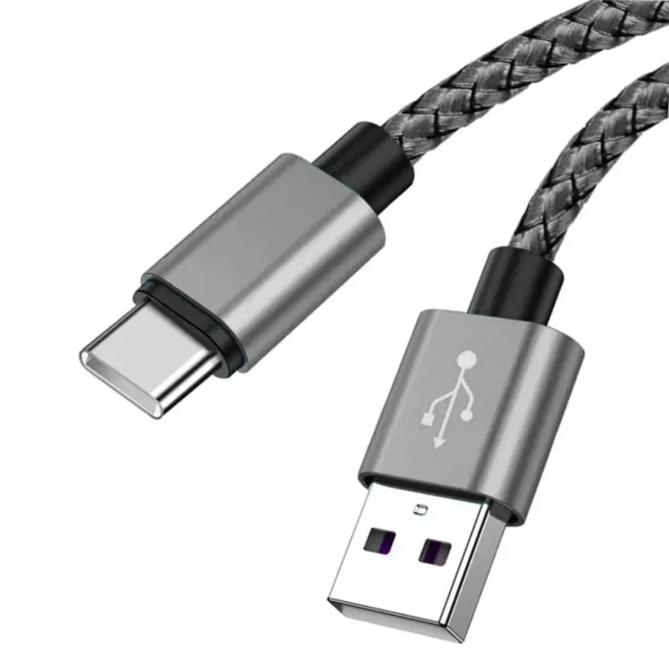 Durable Dragon Braided USB C Cable High Tensile Strength 2.4A Fast Charging Type C Cord Tangle Free for All Type C Devices