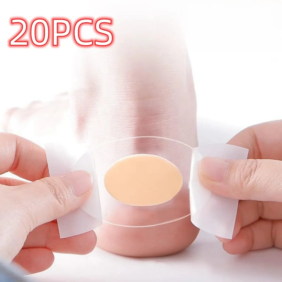20/30pcs Gel Grip Heel Protectors Adhesive Foot Patches Blister Pads Heel Liners Shoe Stickers Cushioning Plaster for Foot Care