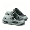 Men EVA Clogs Sandals Lightweight Non Slip Adjustable Strap Garden Beach Slippers Breathable Waterproof Summer Driving Slippers