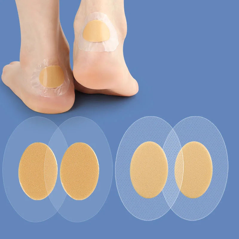 20/30pcs Gel Grip Heel Protectors Adhesive Foot Patches Blister Pads Heel Liners Shoe Stickers Cushioning Plaster for Foot Care