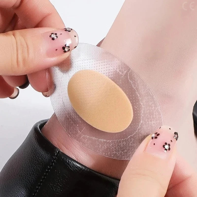 20/30pcs Gel Grip Heel Protectors Adhesive Foot Patches Blister Pads Heel Liners Shoe Stickers Cushioning Plaster for Foot Care