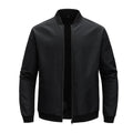1pcs Spring and Autumn New Baseball Collar Short Loose Solid Color Jacket Men's Business Casual Thin Coat Trend