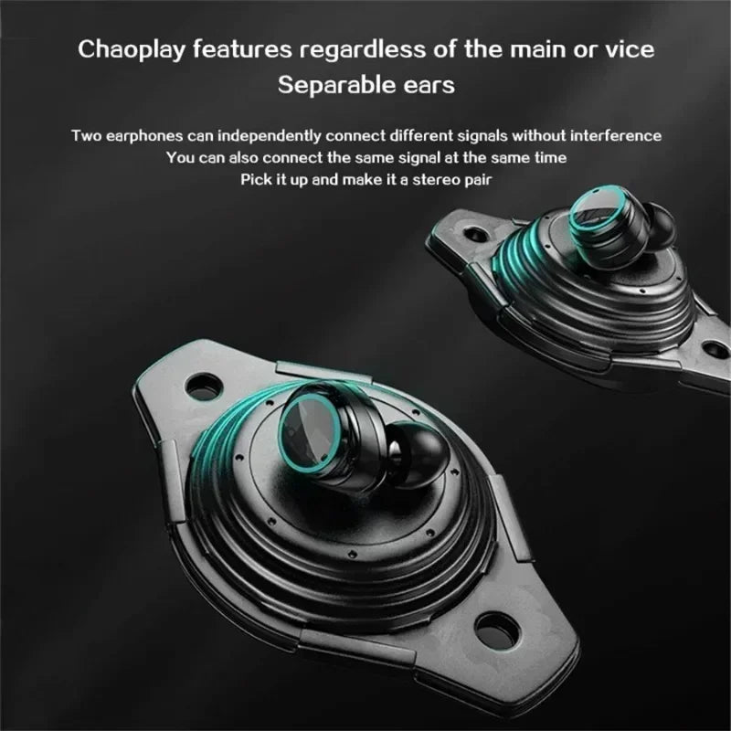 TWS Wireless Headphones Earphones Bluetooth Touch Control Noise Reduction Stereo Waterproof Earbuds Headsets for smartphones