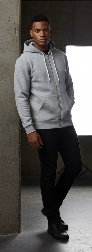 Zipper Hoodies Autumn Winter Men's New Long Sleeve Hooded Sweatshirt Fashion Casual Male Outfit Sportwear Loose Fit Clothes
