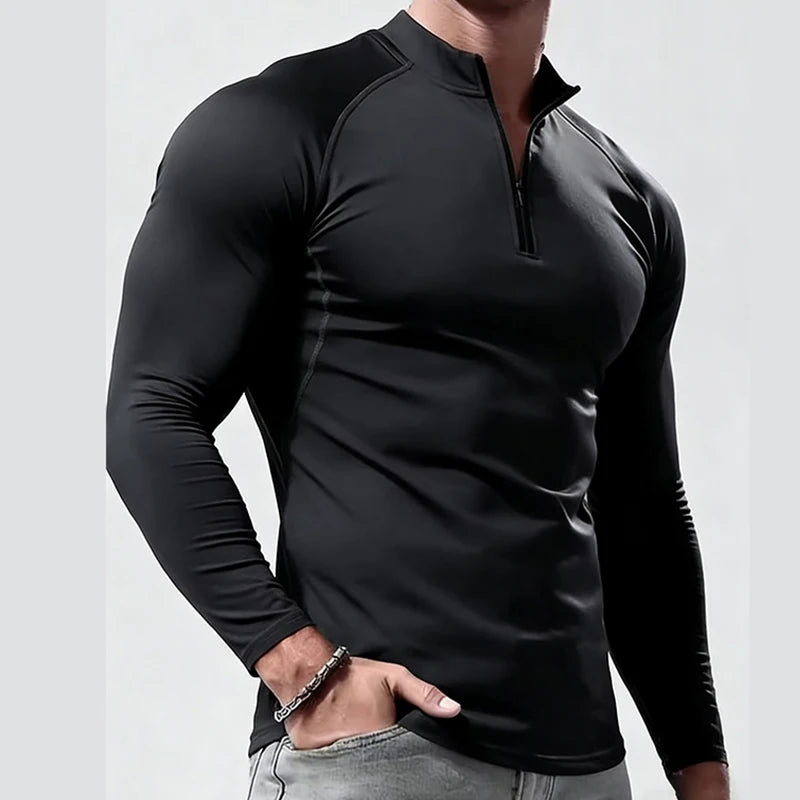 Long Sleeve T Shirt Men Compression Sportswear Male Tshirt Elastic Skinny Tops Tee Gyms Fitness T-shirt Casual T Shirt For Men