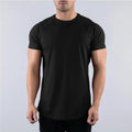 Men's Summer Skinny Casual T-Shirt Short Sleeve Tee Male Gym Fitness Sport Cotton Tops Man Running Workouts Sweatshirt Clothing