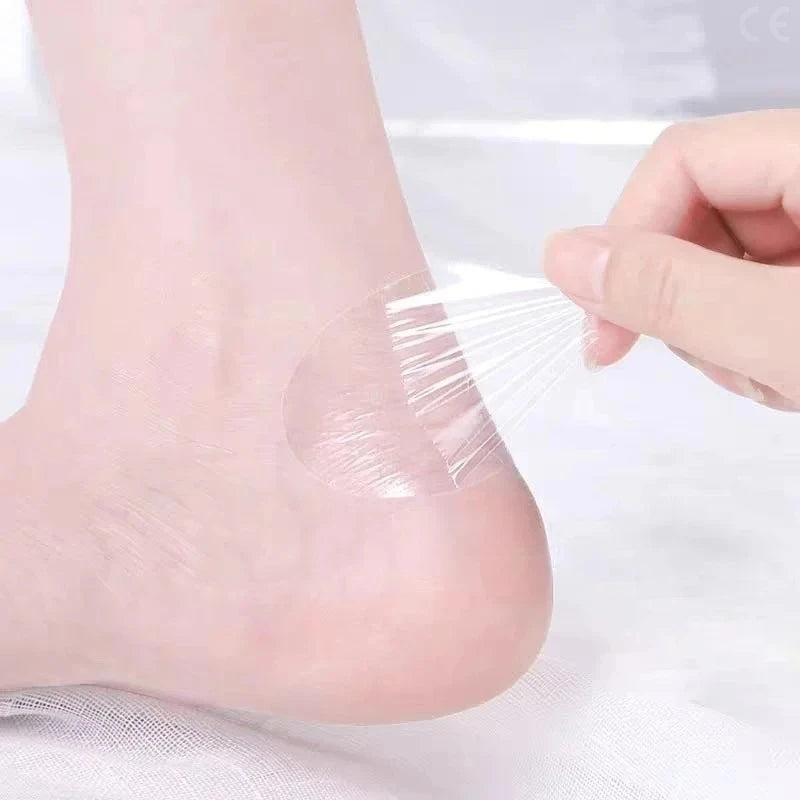 20/30pcs Gel Grip Heel Protectors Adhesive Foot Patches Blister Pads Heel Liners Shoe Stickers Cushioning Plaster for Foot Care