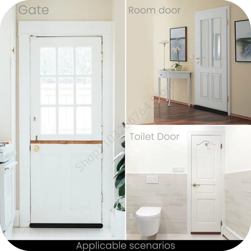 93cm Door Bottom Seal Strip Door Bottom Weatherstrip Thickened Cold-proof Noise Reduction Sealing Strip Anti-Rat Cockroach Seal