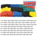 127-1060 pcs 2:1 Heat Shrink Tube Shrinking Assorted Polyolefin Insulation Sleeving Wire Cable Sleeves Wrap