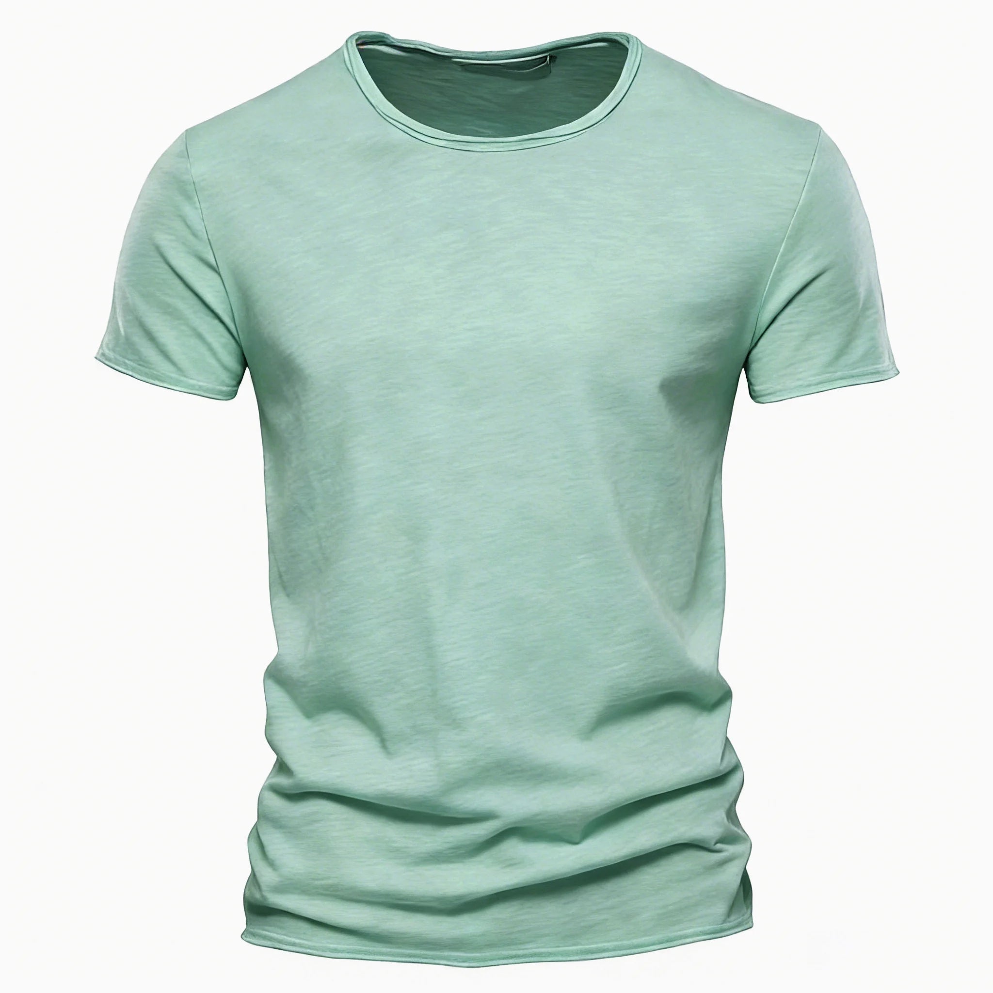 100% Cotton Men T-shirt Casual Soft Fitness Summer Thin T-shirts Men's Home Clothes O-Neck Short Sleeve Soild T Shirt for Men